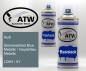 Preview: Audi, Stonewashed Blue Metallic / Geysirblau Metallic, LD5H / 5Y: 400ml Sprühdose + 400ml Klarlack - Set, von ATW Autoteile West.